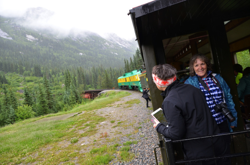 スキャグウェイで一番人気、ホワイトパス＆ユーコンルート鉄道はお天気が良ければ最高：ルビープリンセスアラスカクルーズ_f0054556_12061263.jpg