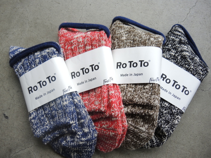 ROTOTO祭り②　\"LOW GAUGE SLUB SOCKS\"_c0197972_15411780.jpg