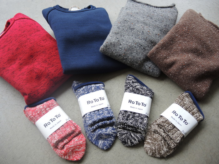 ROTOTO祭り②　\"LOW GAUGE SLUB SOCKS\"_c0197972_15553991.jpg