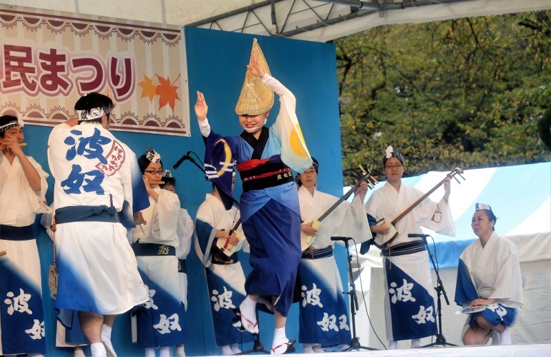 雨天下の小金井公園にて、阿波踊り撮影_c0362374_01460743.jpg