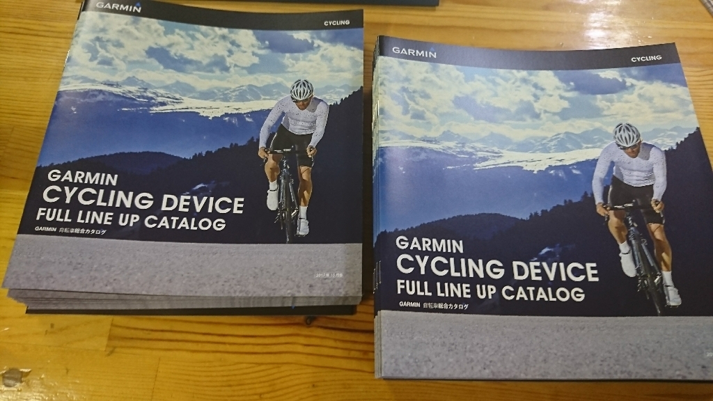 Garmin Edgeシリーズのモック 実物サイズ展示見本 が新しくなりました 自転車屋さんができるまで 仮