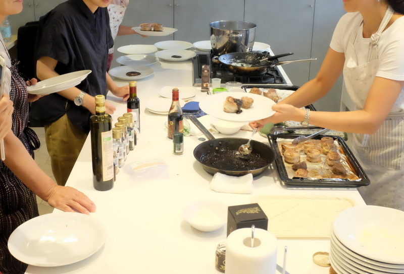 東京 8月イタリア料理教室レポ ♡ Scuola di cucina Italiana, Agosto 2017 🗼_b0246303_23180723.jpg