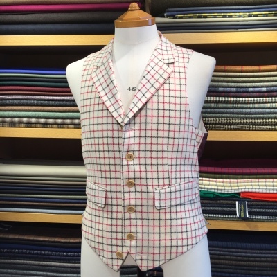 タッターソール　襟付き　ウッドベスト TATTERSALL VESTINGS : FASHION murmur