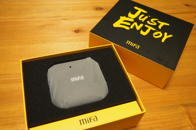 【ガジェット】Mifa A1 Wireless Portable Speaker　～ちょっとダメかな・・_b0008655_18090183.jpg