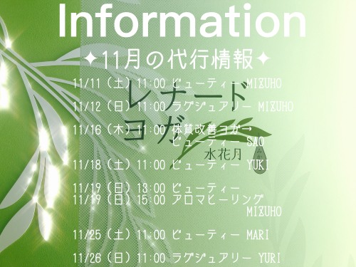 11月の代行☆_f0168650_13354115.jpeg