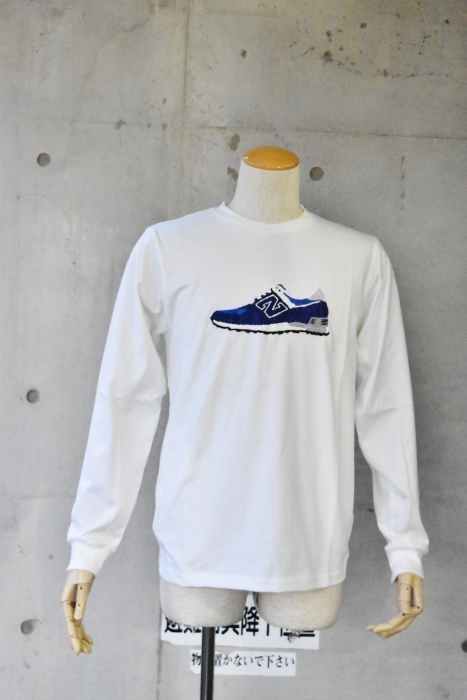 絶妙な仕上がり感です(^^♪ O.K. 手刺繍LONG TEE NB 576 バージョン!★?_d0152280_20492549.jpg