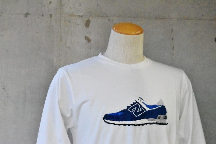 絶妙な仕上がり感です(^^♪ O.K. 手刺繍LONG TEE NB 576 バージョン!★?_d0152280_20512403.jpg