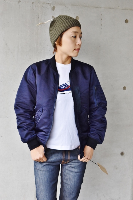 絶妙な仕上がり感です(^^♪ O.K. 手刺繍LONG TEE NB 576 バージョン!★?_d0152280_20591025.jpg