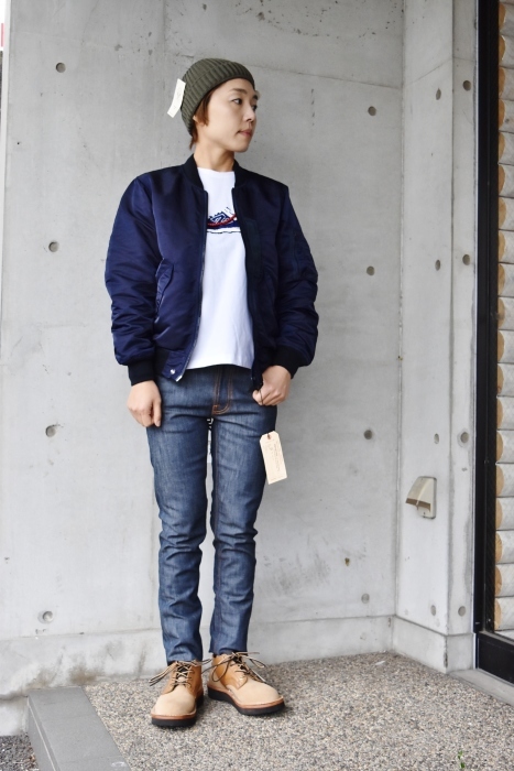 絶妙な仕上がり感です(^^♪ O.K. 手刺繍LONG TEE NB 576 バージョン!★?_d0152280_20595321.jpg