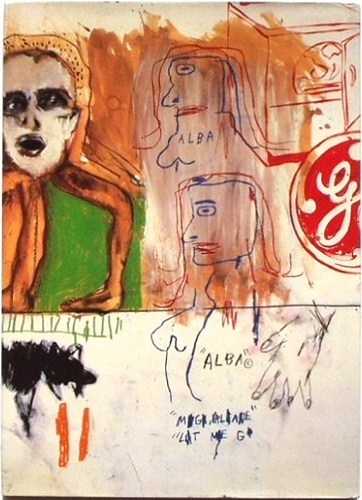 バスキア、クレメンテ、ウォーホル展図録「Collaborations」（1984 