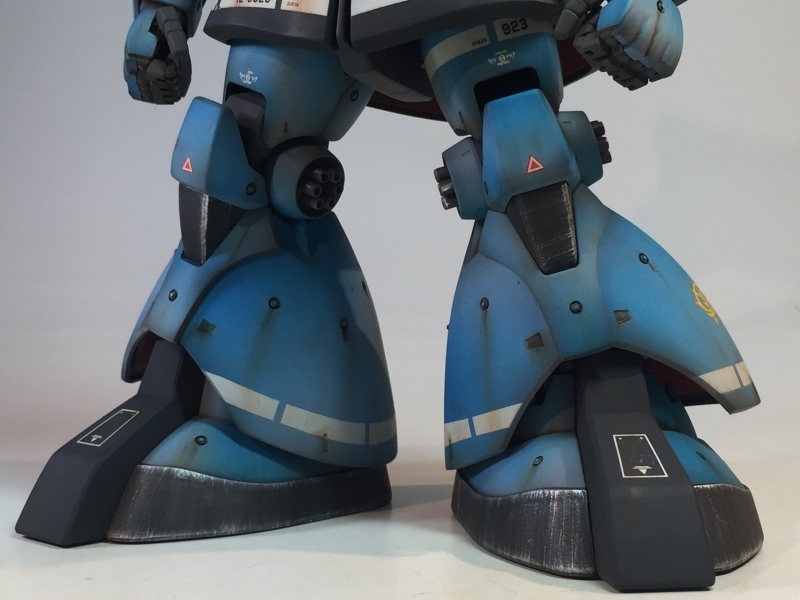 MG 1/100 MS-09 ドム ランバ・ラル専用機 青い巨星 戦場風 改修 MG 1/100 MS-09 ドム ランバ・ラル専用機 青い巨星 戦場風 改修