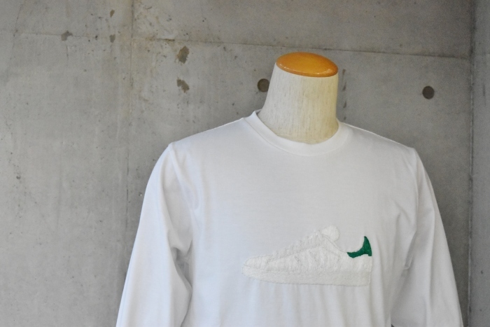 抜群の仕上がり感です(^^♪ O.K. 手刺繍LONG TEE StanSmith バージョン!★?_d0152280_01570399.jpg