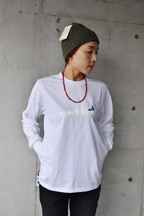 抜群の仕上がり感です(^^♪ O.K. 手刺繍LONG TEE StanSmith バージョン!★?_d0152280_16035390.jpg