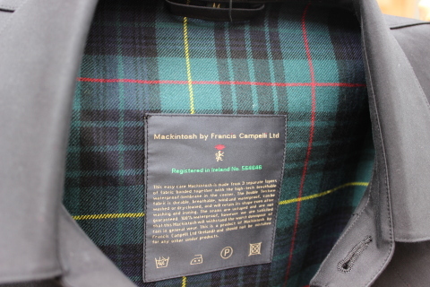 世界最高のステンカラーコート 「MACKINTOSH by FRANCIS 世界最高のステンカラーコート 「MACKINTOSH by FRANCIS