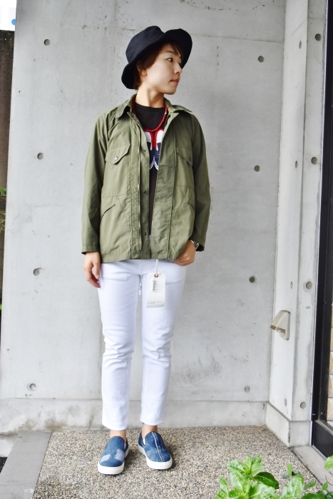 REVERSIBLE Military JACKET・スタイル。。。By DAILY WORDROBE INDUSTRY_d0152280_21164037.jpg