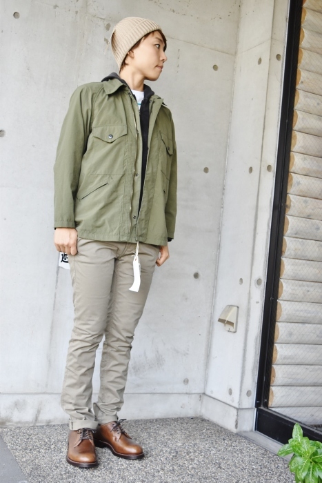 REVERSIBLE Military JACKET・スタイル。。。By DAILY WORDROBE INDUSTRY_d0152280_21182186.jpg