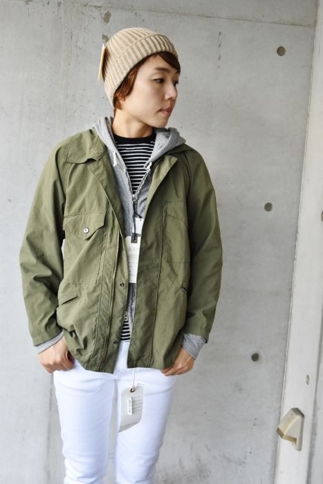 REVERSIBLE Military JACKET・スタイル。。。By DAILY WORDROBE INDUSTRY_d0152280_21201432.jpg