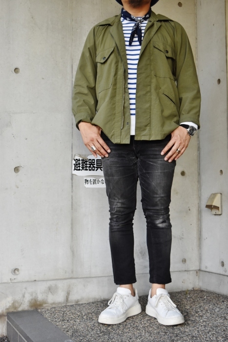 REVERSIBLE Military JACKET・スタイル。。。By DAILY WORDROBE INDUSTRY_d0152280_21265792.jpg