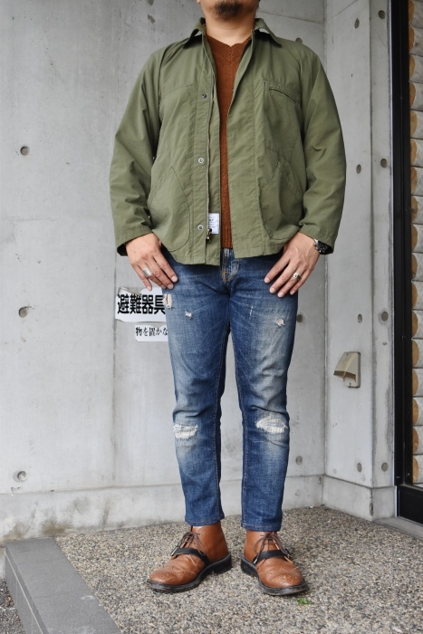 REVERSIBLE Military JACKET・スタイル。。。By DAILY WORDROBE INDUSTRY_d0152280_21283873.jpg