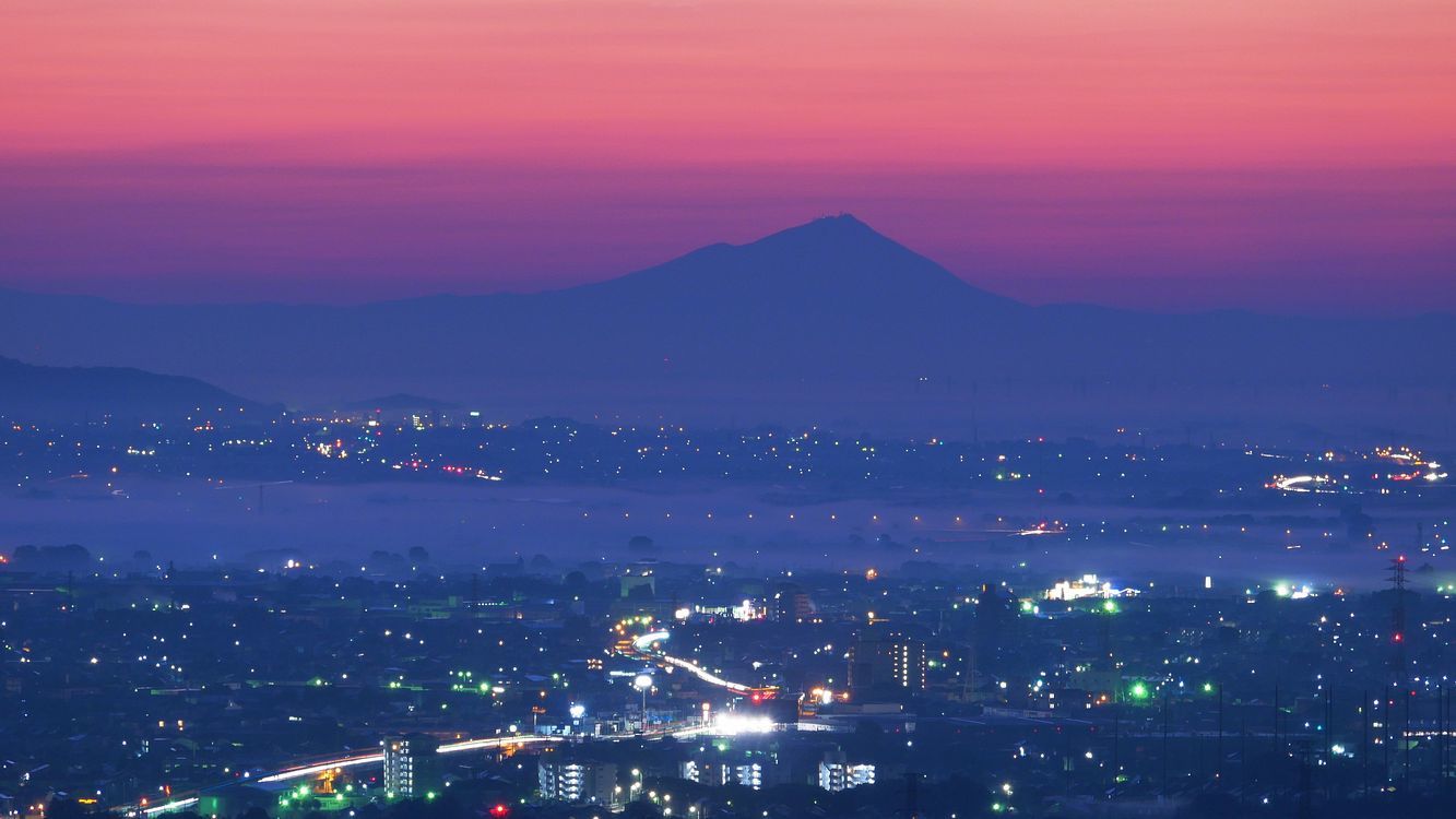 絶景!朝焼け筑波山を金山から♪_a0031821_16374653.jpg