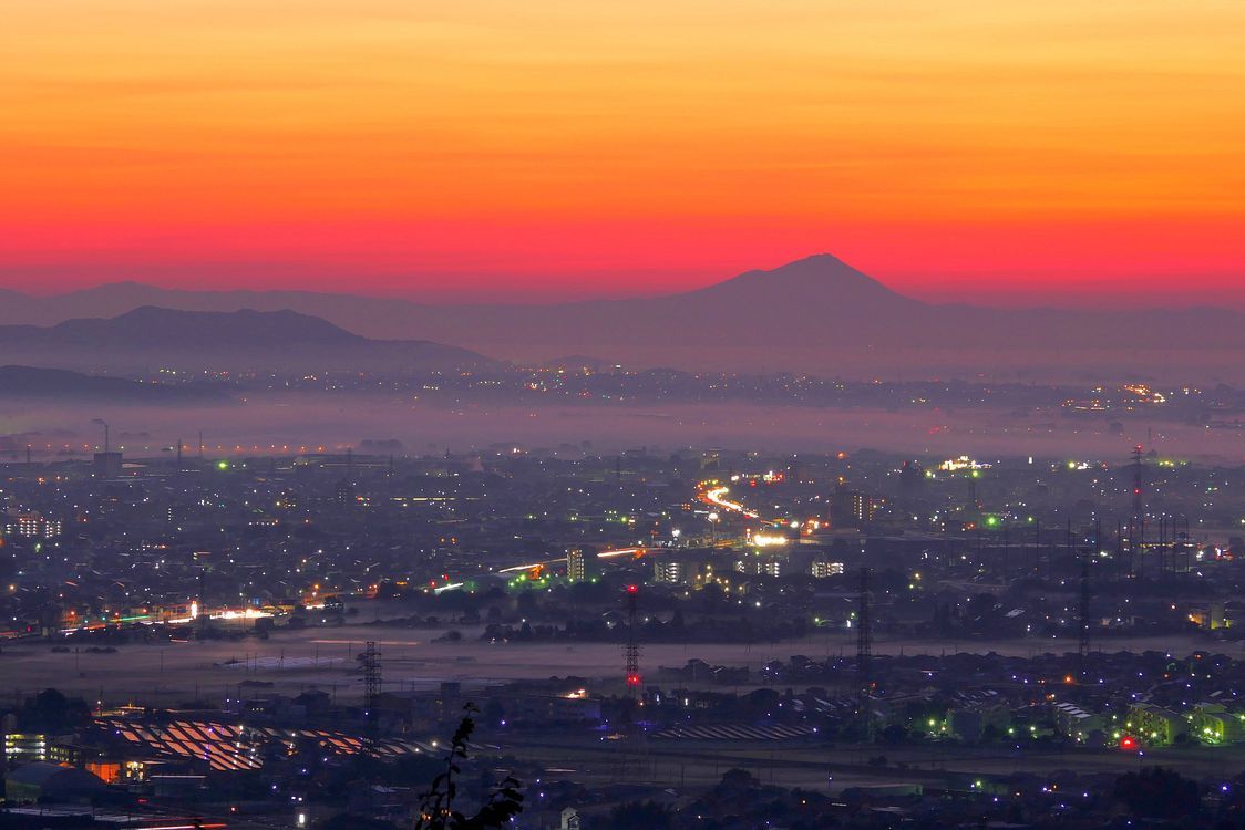 絶景!朝焼け筑波山を金山から♪_a0031821_16470775.jpg
