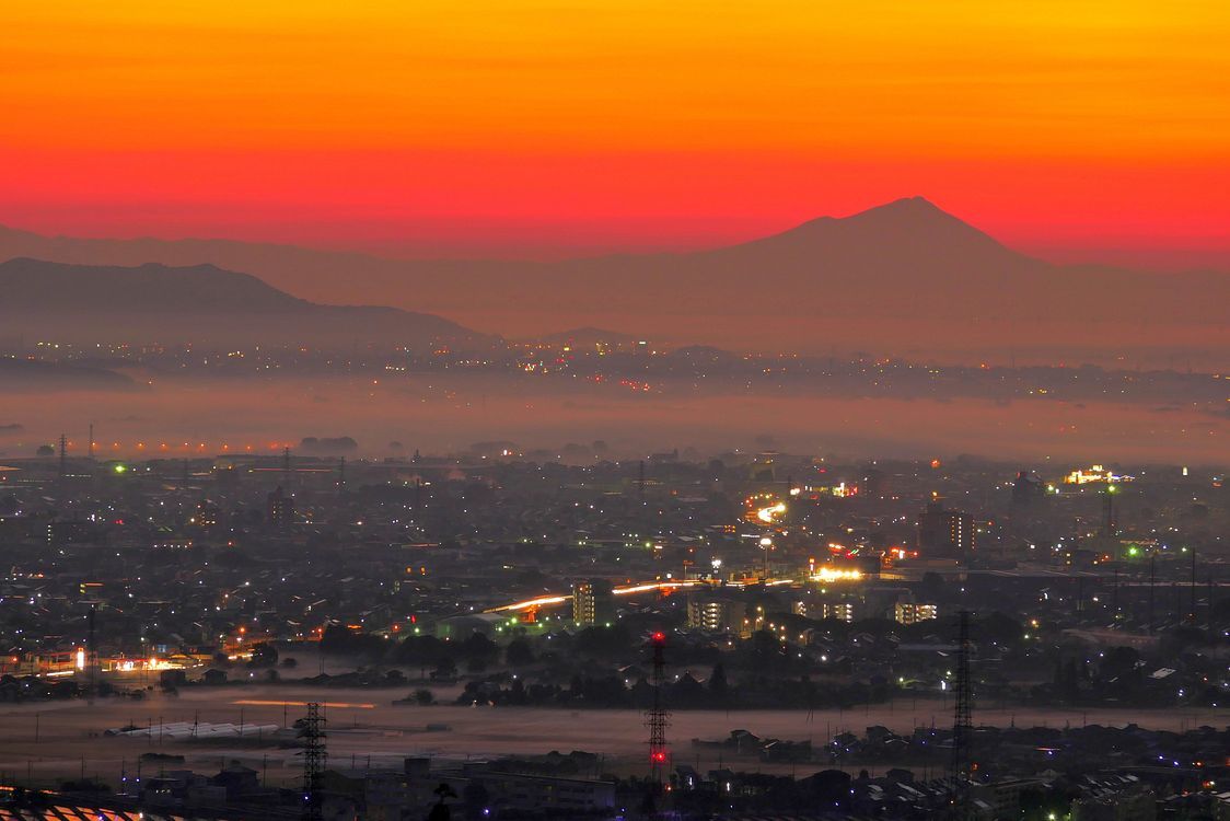 絶景!朝焼け筑波山を金山から♪_a0031821_16522608.jpg