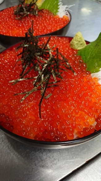 親不知産 イクラ丼【漁火】_d0235898_22501588.jpg