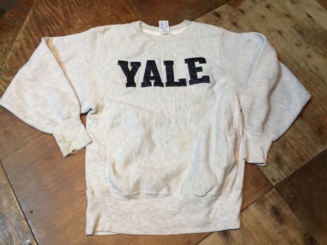 １０月２８日（土）入荷！９０s〜champion リバースウィーブ！　YALE UNIV!_c0144020_14464055.jpg