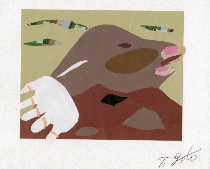 モグラ 切り絵おやじ モグラ 切り絵おやじ