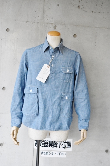 DAILY WORDROBE INDUSTRY ･･･ Shambre Work Pullover SHIRTS (当店別注)！★！_d0152280_21262765.jpg