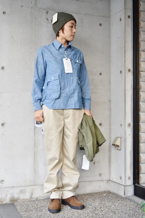 DAILY WORDROBE INDUSTRY ･･･ Shambre Work Pullover SHIRTS (当店別注)！★！_d0152280_21264809.jpg