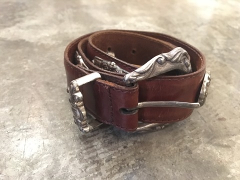 Concho Design Leather Belt_d0342106_12280381.jpg