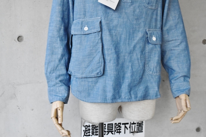 DAILY WORDROBE INDUSTRY ･･･ Shambre Work Pullover SHIRTS (当店別注)！★！_d0152280_07553843.jpg