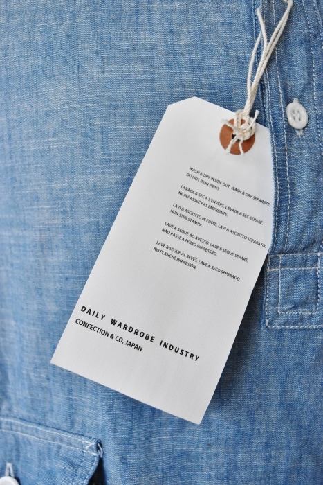 DAILY WORDROBE INDUSTRY ・・・ Shambre Work Pullover SHIRTS (当店別注)!★!_d0152280_07565918.jpg
