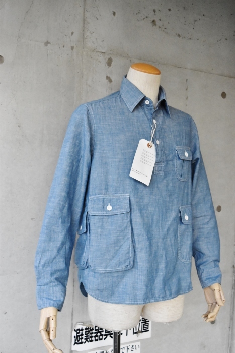 DAILY WORDROBE INDUSTRY ･･･ Shambre Work Pullover SHIRTS (当店別注)！★！_d0152280_07582660.jpg