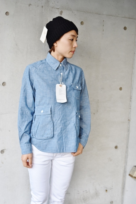 DAILY WORDROBE INDUSTRY ･･･ Shambre Work Pullover SHIRTS (当店別注)！★！_d0152280_08094534.jpg