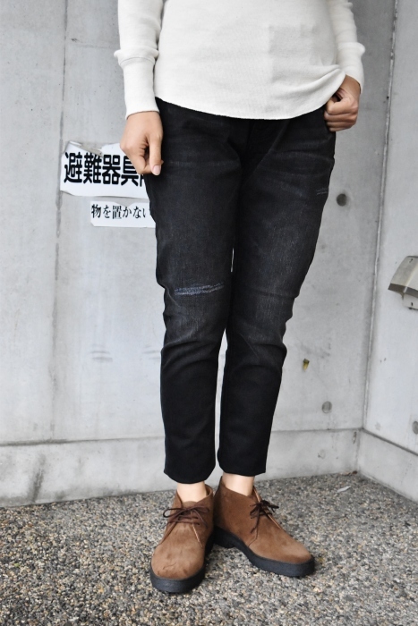 人気モデル:BRUTE KNUTE よりBLACK DAMAGED DENIM 。。。By NUDIE JEANS_d0152280_09542878.jpg