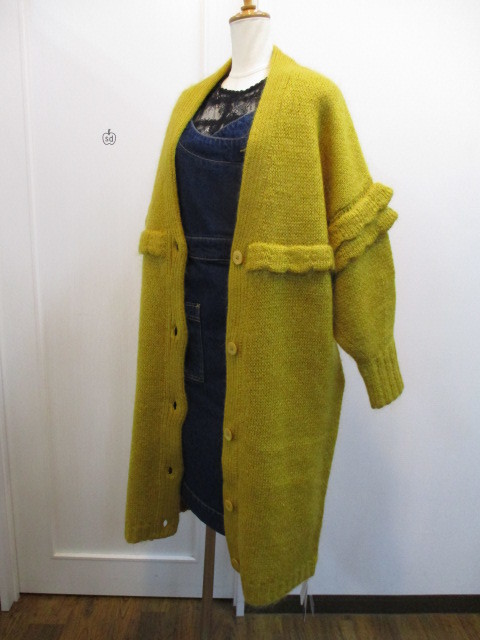 リリーブラウン Lilybrown モヘアニットコート : dimanche