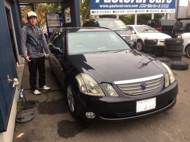 ★ご成約&御納車のご報告とタイヤ交換RUSHのご報告です(^_-)-☆★(白石店)_c0161601_18162159.jpg