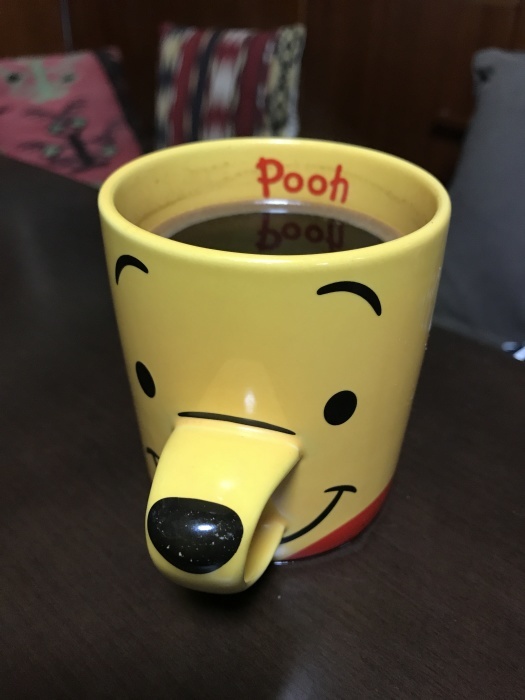 休みの今朝はプーさんのコーヒーから始まって！！！_c0110051_22364108.jpg