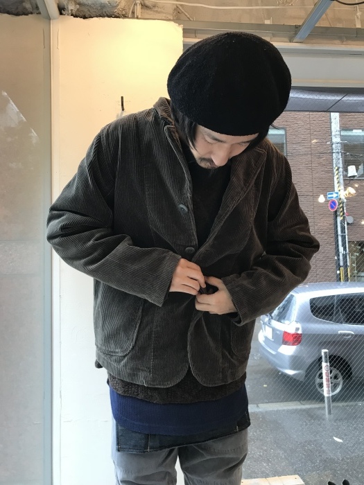 KAPITAL 7Wコーデュロイ ホスピタルジャケット : un.regard.moderne