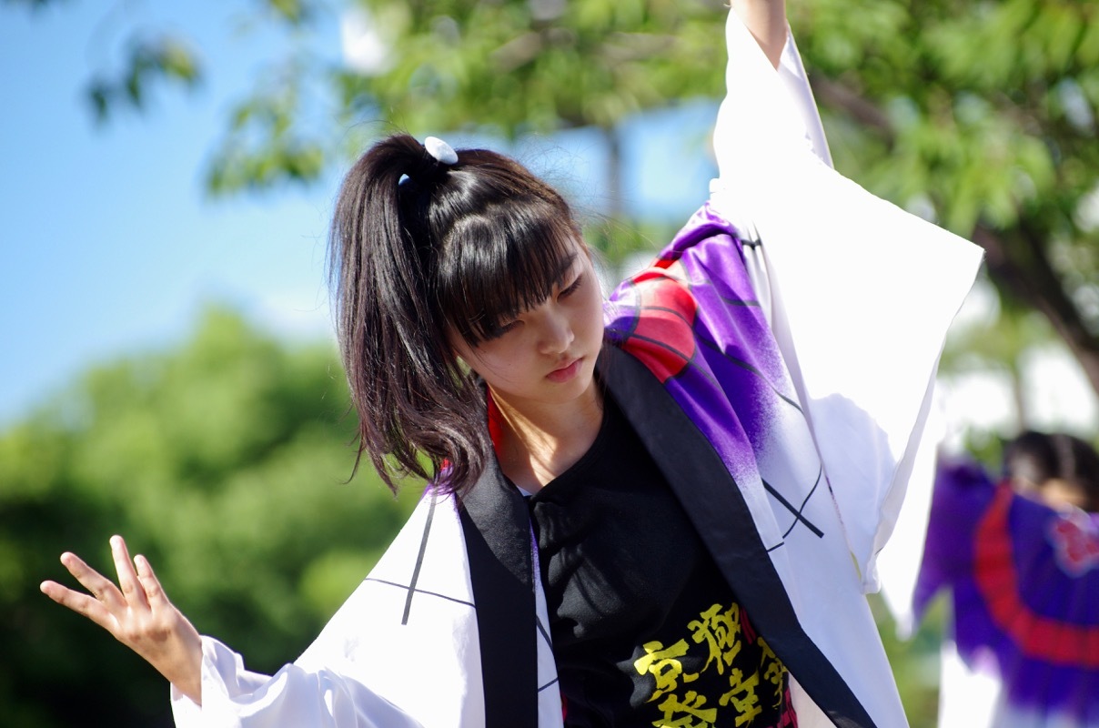 ２０１７まるがめ婆娑羅まつりその１７ 京極発幸舞連 ヒロパンのよさこいライク N Vanライフ