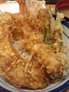 新橋　天丼てんやのいちじくの天ぷら_f0112873_23134483.jpg