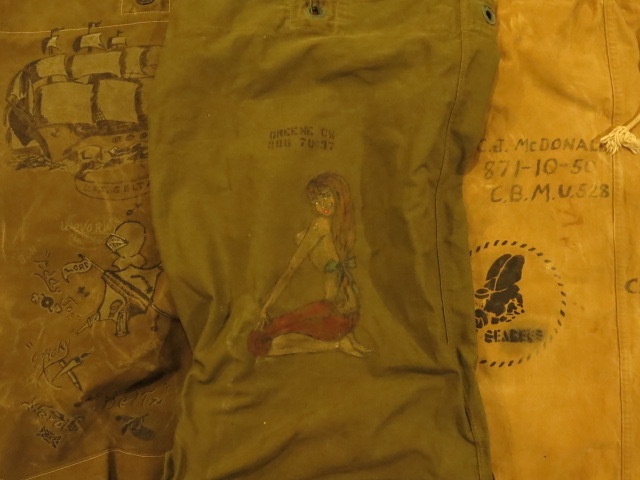 \"1940\'S VINTAGE USN HAND PAINT DUFFLE BAG\"ってこんなこと。_c0140560_18231968.jpg