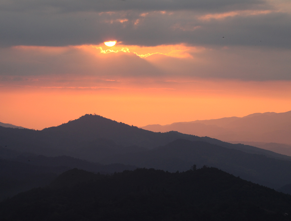 吉野山　上千本　夕景_c0108146_21284094.jpg