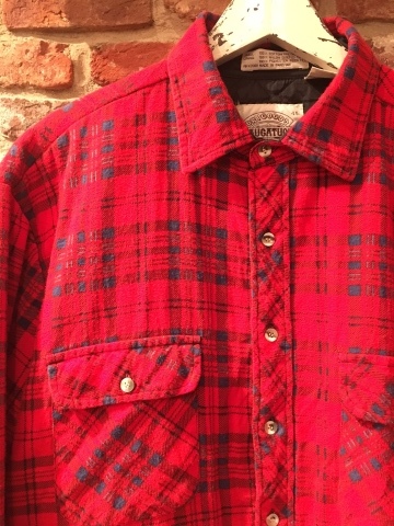 1980s \" SAUGATUCK -DRYGOODS COMPANY LTD- \" - QUILTING LINER - FLANNEL CHECK SHIRTS ._d0172088_22154679.jpg