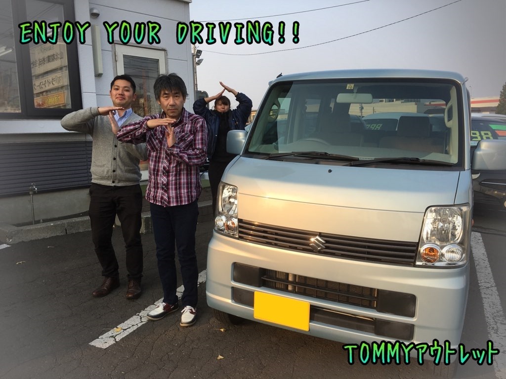 11月2日(木)☆TOMMYアウトレット☆あゆブログ(*^^)v エブリィO様納車☆★ 自社ローン・ローンサポート_b0127002_16282293.jpg