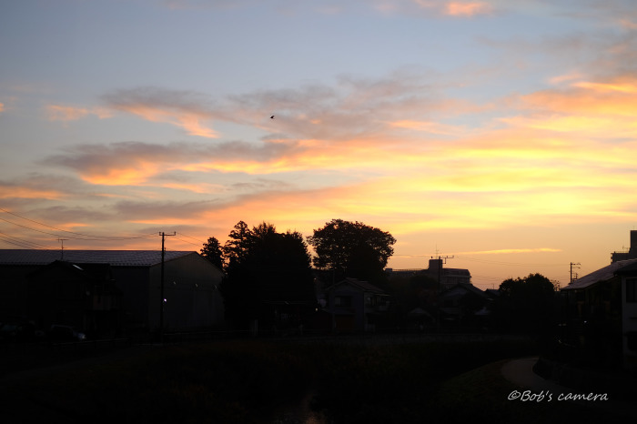 今日の朝焼け夕焼け_b0246079_19094307.jpg