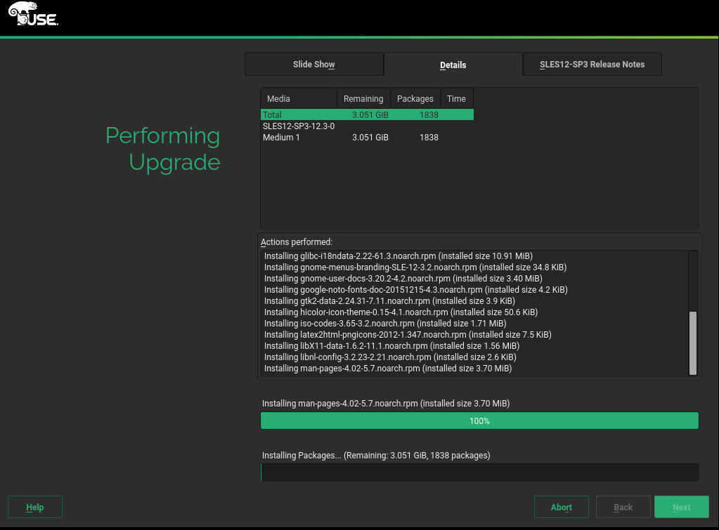 SUSE Linux のアップデート SLES11 を SLES12 に_a0056607_23035830.jpg