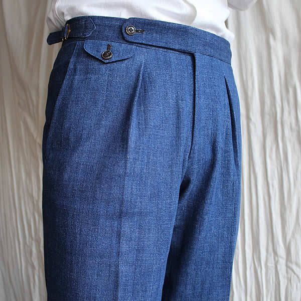 作ってみた。『linen×cotton vintage fade denim trousers』_c0181543_18092455.jpg